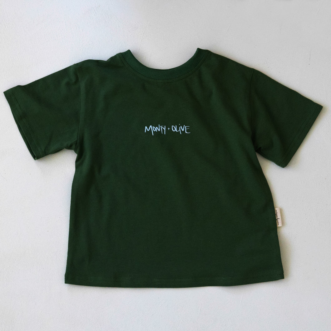 M+O Forest Slouchy Tee.