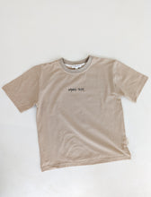 Load image into Gallery viewer, M+O Beige Slouchy Tee.
