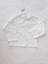 Load image into Gallery viewer, M+O Embroidered Long Sleeve - White