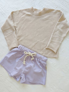 Tee and Shorts, Play Set - Lilac